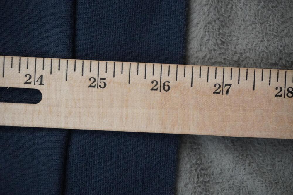 Marine Layer Hoodie Mens Large Blue Retro Stripe Pullover Fleece Kangaroo Pocket - Picture 12 of 13